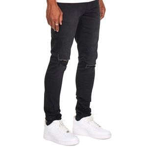 Dead Than Cool Knee Blowout Men’s Black Jeans